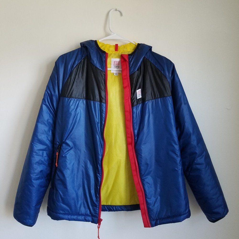 Topo Designs Puffer Hoodie (discontinued color)